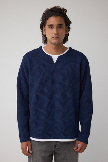 ジオメトリック柄トップス 詳細画像