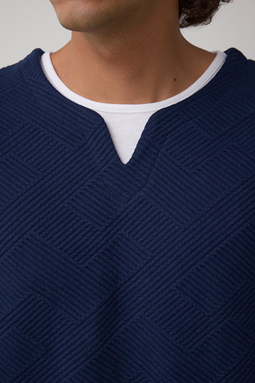 ジオメトリック柄トップス 詳細画像