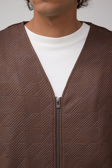 フクレジャガードカーディガン 詳細画像