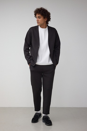 ダブルニットスリムパンツ 詳細画像