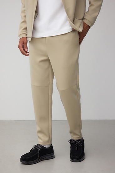 ダブルニットスリムパンツ