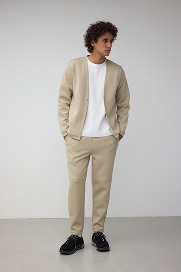 ダブルニットスリムパンツ 詳細画像