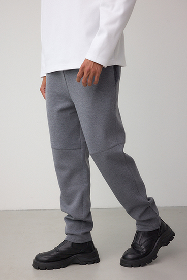 ダブルニットスリムパンツ 詳細画像