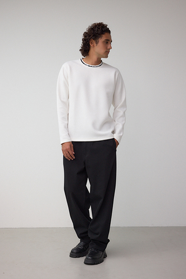 ネックジャガードトップス 詳細画像