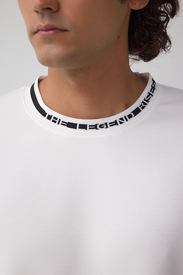 ネックジャガードトップス 詳細画像