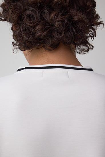 ネックジャガードトップス 詳細画像