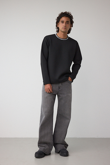 ネックジャガードトップス 詳細画像