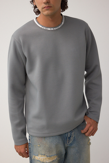 ネックジャガードトップス