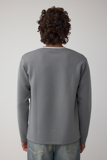 ネックジャガードトップス 詳細画像