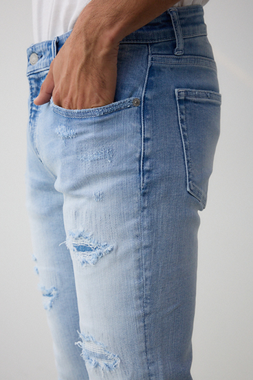 AZUL DENIM リペアスキニー 詳細画像