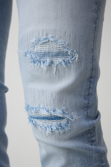 AZUL DENIM リペアスキニー 詳細画像