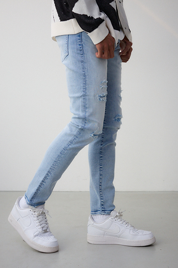 AZUL DENIM リペアスキニー