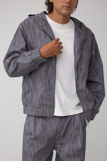 AZUL DENIMシャイニーデニムブルゾン