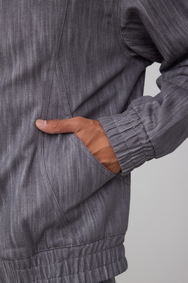 AZUL DENIMシャイニーデニムブルゾン 詳細画像