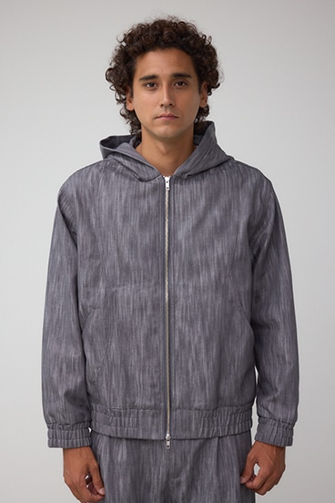 AZUL DENIMシャイニーデニムブルゾン 詳細画像