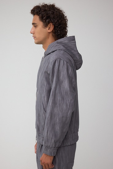 AZUL DENIMシャイニーデニムブルゾン 詳細画像