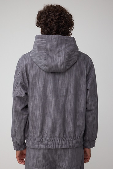 AZUL DENIMシャイニーデニムブルゾン 詳細画像