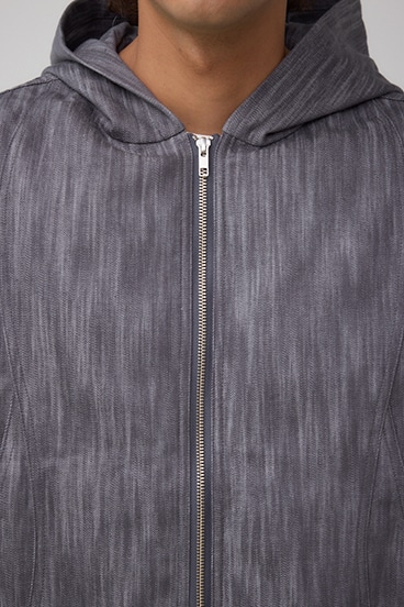 AZUL DENIMシャイニーデニムブルゾン 詳細画像