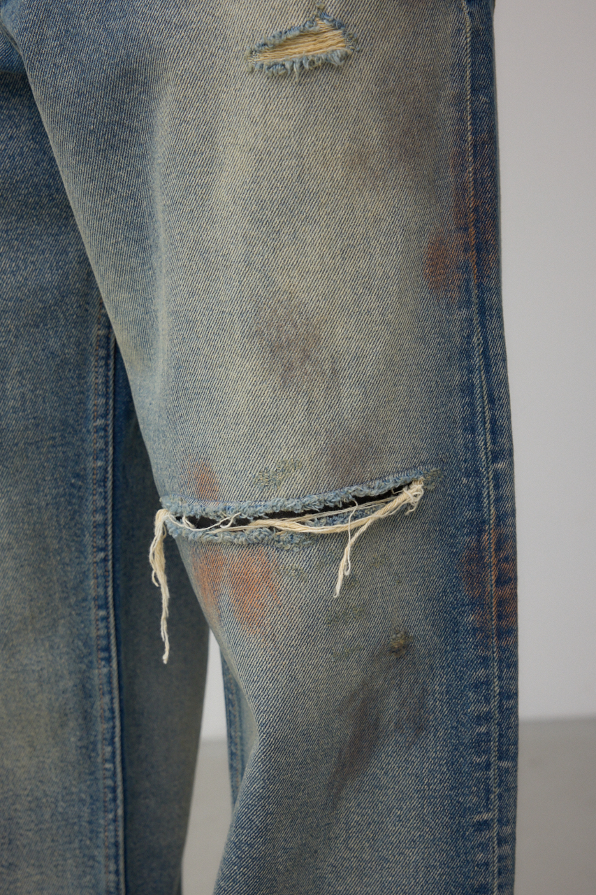 AZUL DENIM デストロイワイド 詳細画像