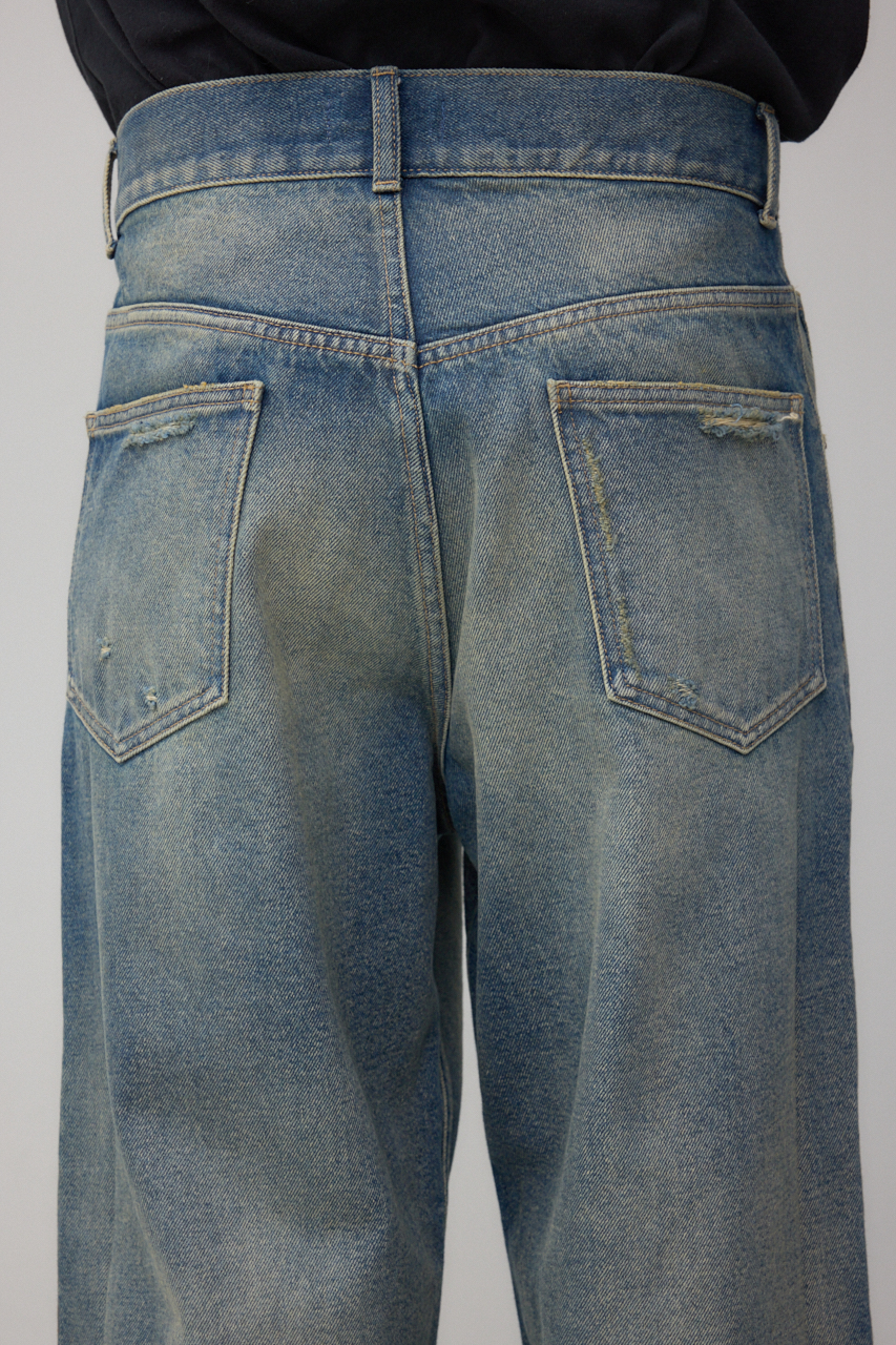 AZUL DENIM デストロイワイド 詳細画像