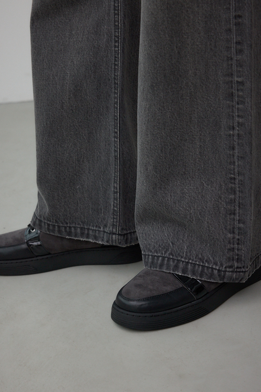 AZUL DENIM 切替ワイドフレア 詳細画像