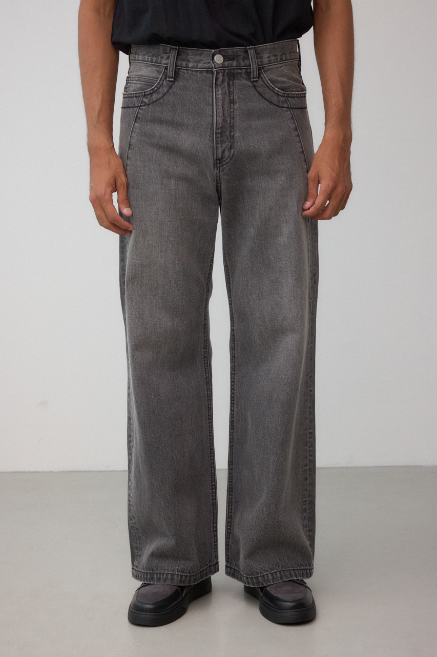 AZUL DENIM 切替ワイドフレア 詳細画像