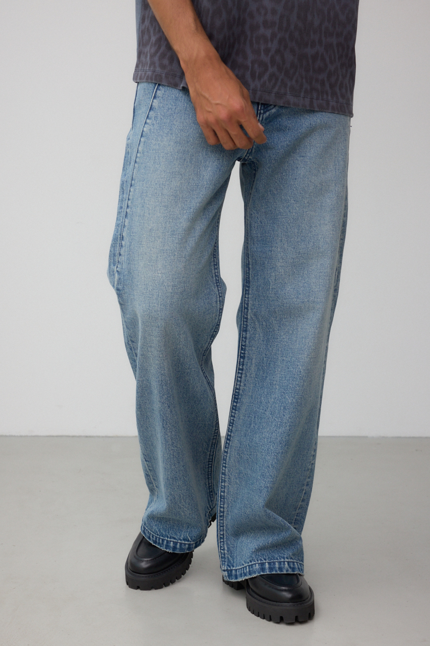 AZUL DENIM 切替ワイドフレア