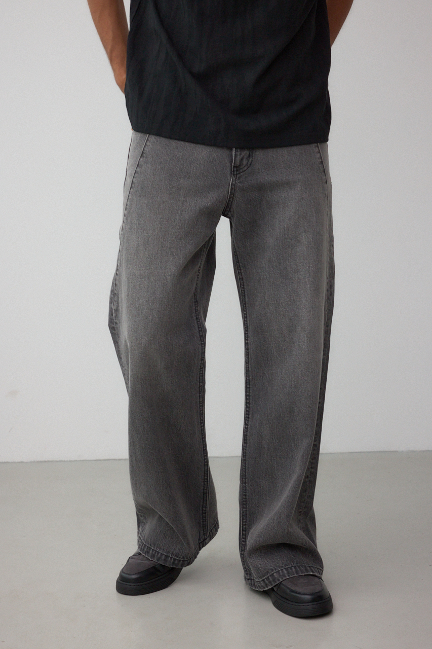 AZUL DENIM 切替ワイドフレア