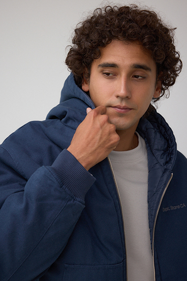 リバーシブルダックブルゾン