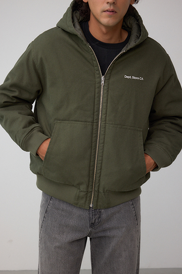 リバーシブルダックブルゾン