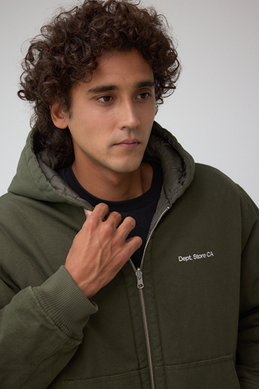 リバーシブルダックブルゾン