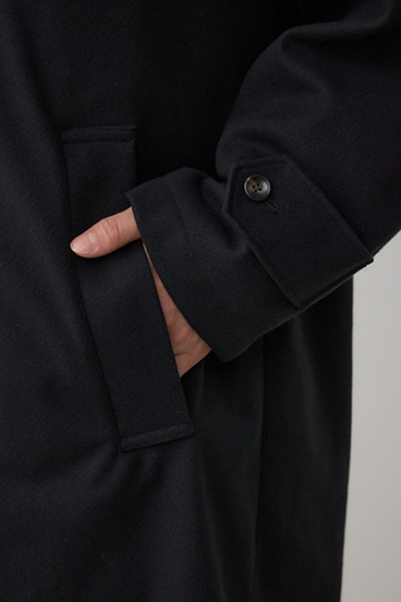 ワイドラペルルーズチェスターコート 詳細画像