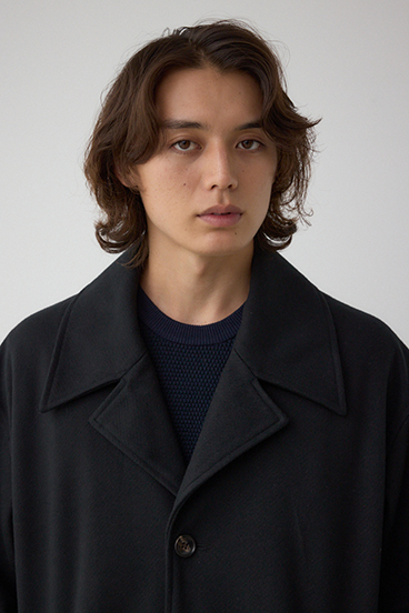 ワイドラペルルーズチェスターコート