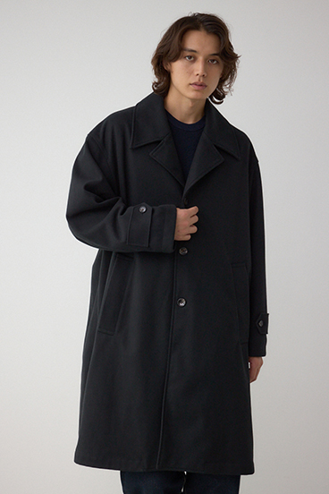 ワイドラペルルーズチェスターコート 詳細画像