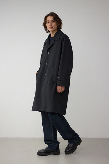 ワイドラペルルーズチェスターコート 詳細画像