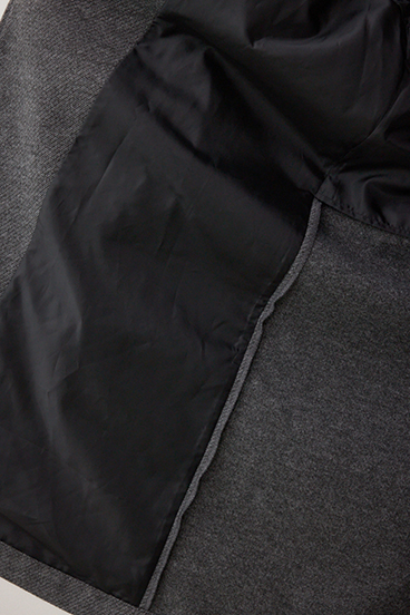 ワイドラペルルーズチェスターコート 詳細画像