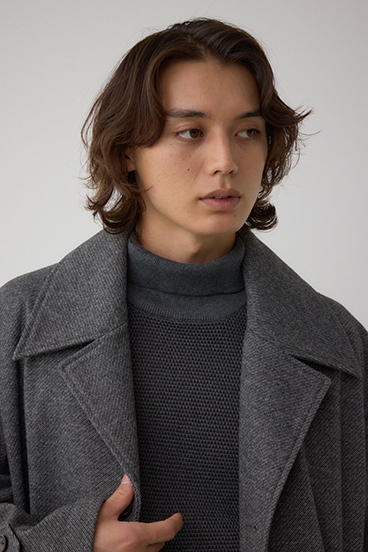 ワイドラペルルーズチェスターコート