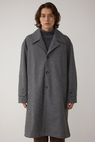 ワイドラペルルーズチェスターコート 詳細画像