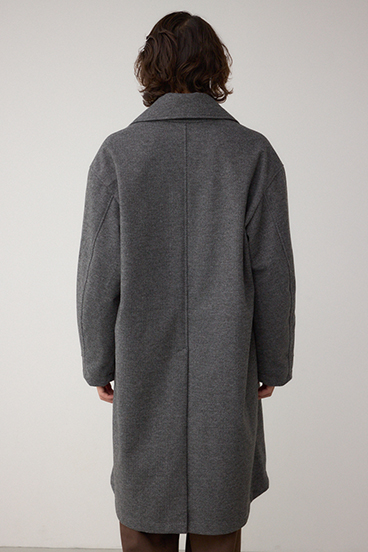 ワイドラペルルーズチェスターコート 詳細画像