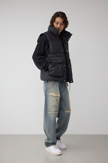 ファティーグ中綿ベスト 詳細画像