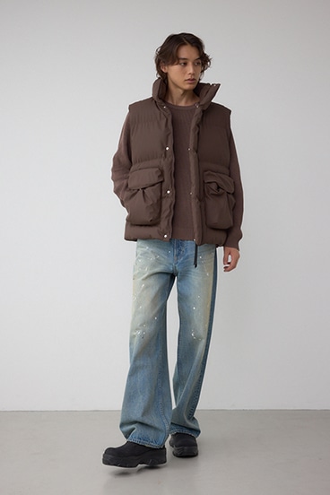 ファティーグ中綿ベスト 詳細画像