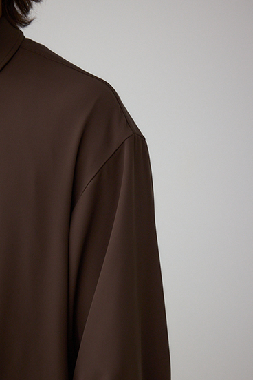 C/Tトロミアシンメトリー長袖シャツ 詳細画像