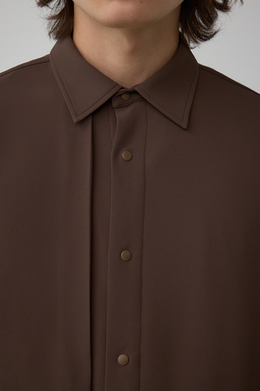 C/Tトロミアシンメトリー長袖シャツ 詳細画像