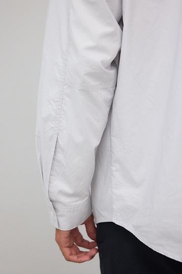 配色ステッチ長袖シャツ 詳細画像