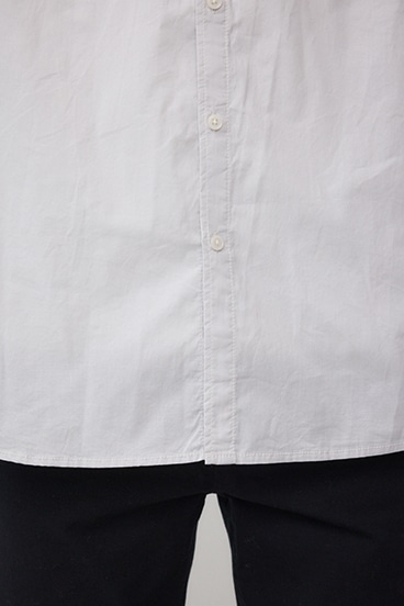 配色ステッチ長袖シャツ 詳細画像