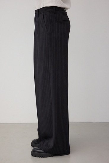 ペンシルストライプワイドパンツ 詳細画像