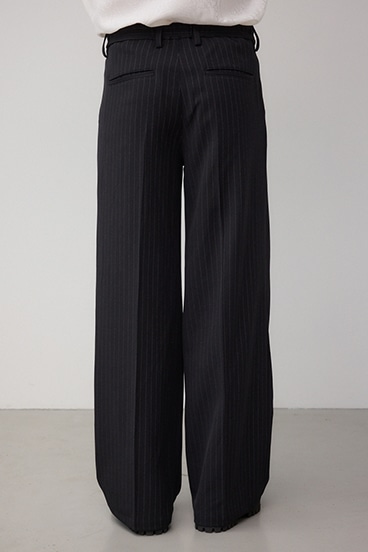 ペンシルストライプワイドパンツ 詳細画像