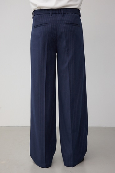 ペンシルストライプワイドパンツ 詳細画像