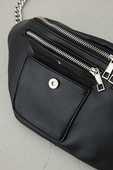 ファスナーデザインボディーバッグ 詳細画像