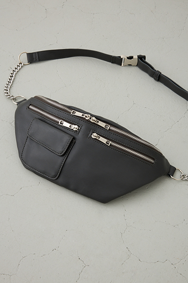 ファスナーデザインボディーバッグ 詳細画像
